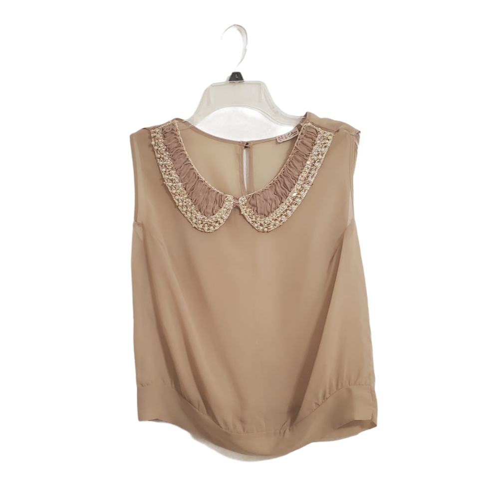 Celine by Champion Small Sheer Beaded Blouse